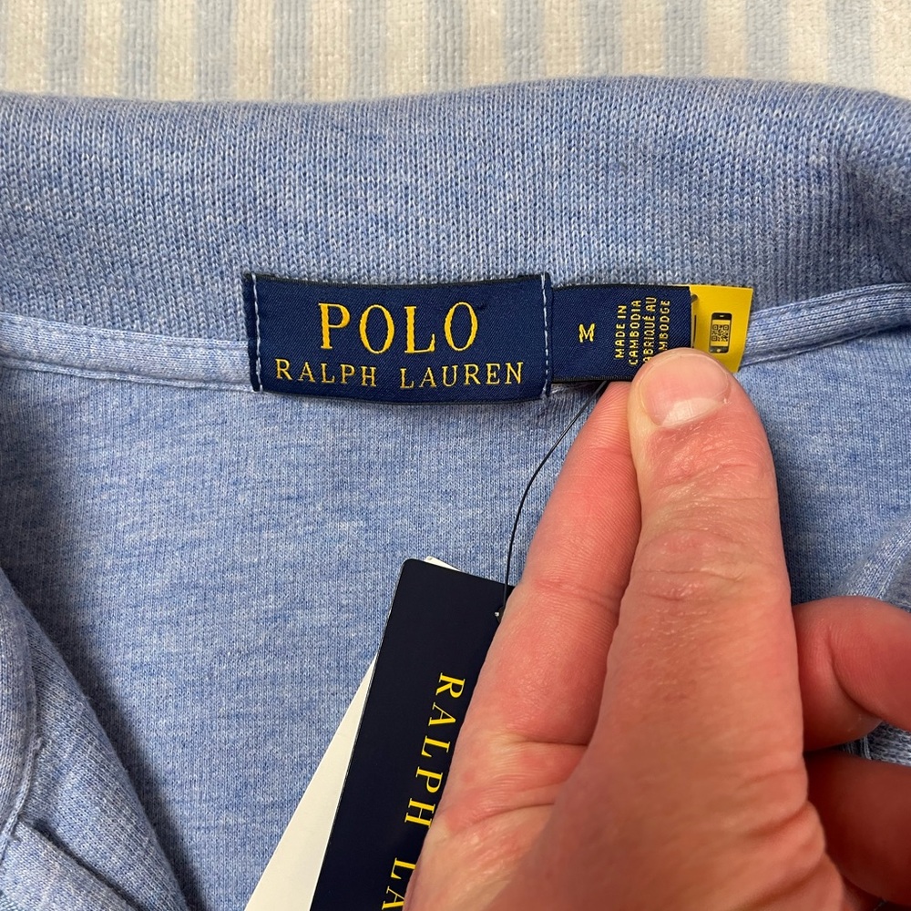 Polo by Ralph Lauren Quarter zip up pullover NWT - Picture 6 of 9